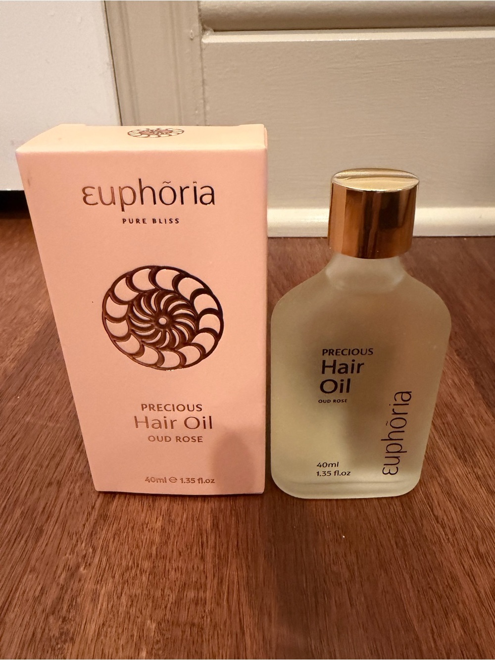 Euphoria Precious Hair Oil - Oud Rose (Pink Box, Gold Cap)